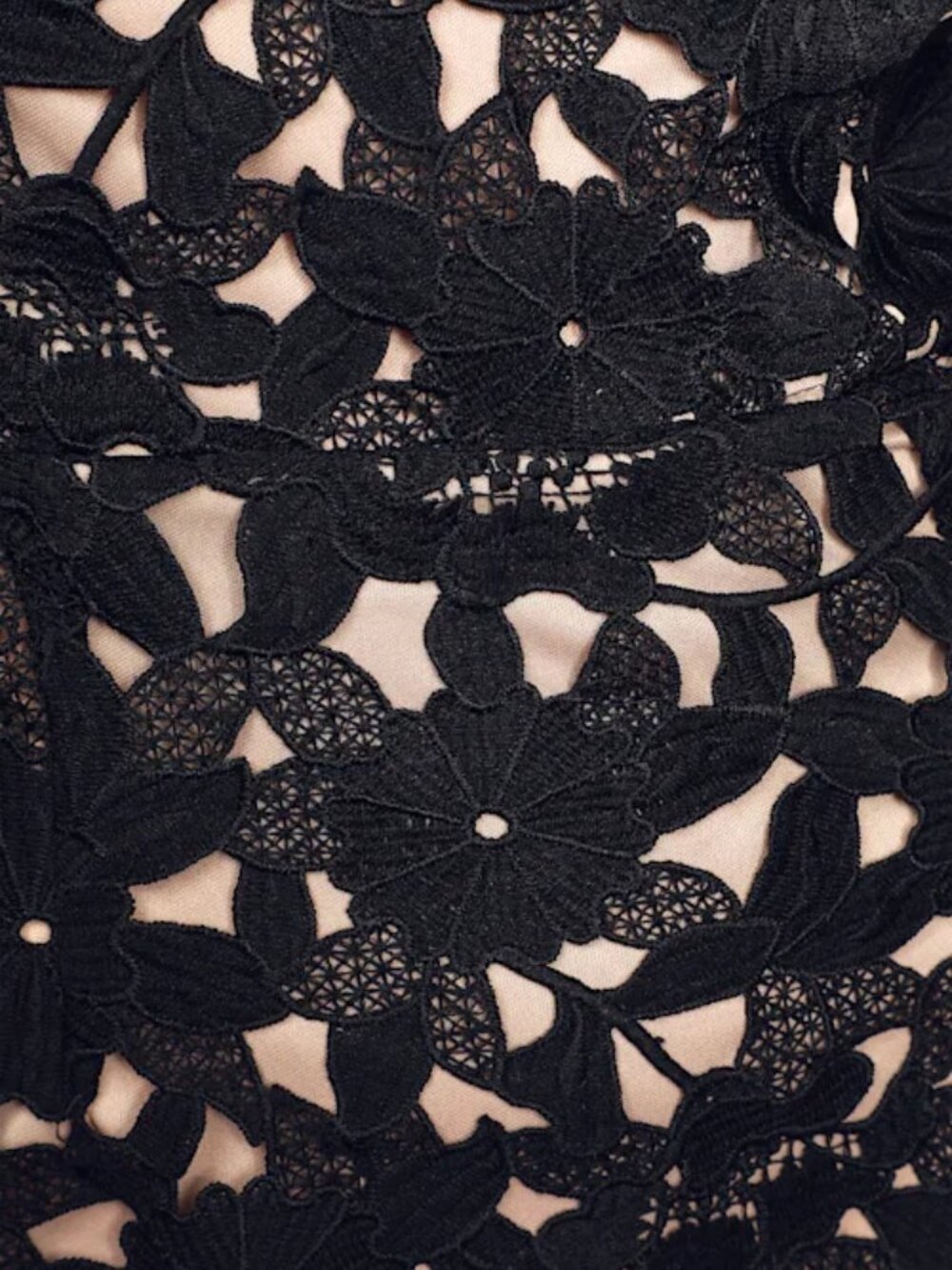 Lulus Looking Divine Black Crochet Lace Bodycon Midi Dress - Picture 8 of 11